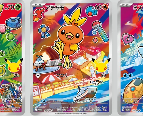 30th Celebration Card Set – Treecko, Torchic & Mudkip | Japanese Pokemon Card Booster box